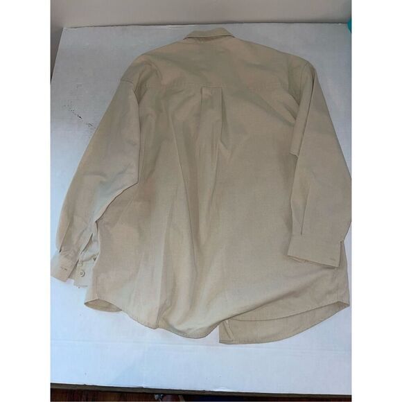 Vtg Gitano Men’s Shirt Sleeve Button‎ Up Shirt Size L Aviator Airborne A21 - Picture 7 of 7